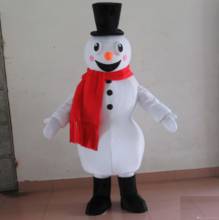 The Latest Warmest Smile White Snowman Mascot Costume Adult Cartoon Walking Cosplay Custom Clothing Free Shipping 2024 - buy cheap