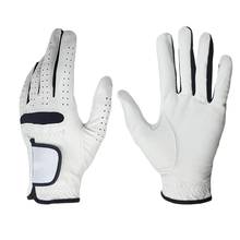1 шт. левая/правая рука полный палец натуральные кожаные перчатки для гольфа мужские мягкие дышащие перчатки для гольфа из натуральной овчины аксессуары для гольфа 2024 - купить недорого