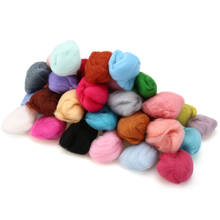 Wholesale Colorful Wool Fiber 3g 40 Colors/Bag Merino Felting Wool Tops Fiber for Handmade DIY Needle Felting & Wet Felting 2024 - buy cheap