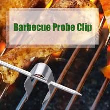2Pcs Universal Meat Grill Thermometer Probe Clip Holder For Ambient Temperature Readings Of BBQ Smoker Oven Grill Accessories 2024 - buy cheap