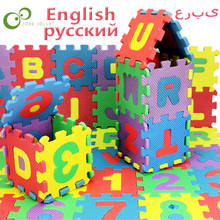 English Russian Alphabet Baby Toy Foam Puzzle Mat  Educational Play Mat Baby Crawling Mats Carpet Early Teaching Floor Mats YJN 2024 - buy cheap