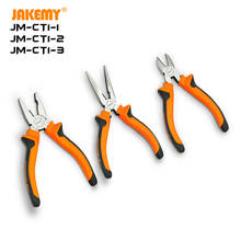 JAKEMY  JM-CT1-4 Wholesale Multipurpose Long Nose 8 inch Pliers DIY Hand Tool for Wire Twisting Cutting 2024 - buy cheap