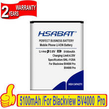 Bateria 100% original hsabat 5100mah para blackview bv4000 pro 2024 - compre barato