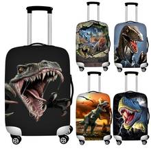 Twoheartsgirl 3d Dinosaur Print Luggage Protective Dust Covers Elastic Waterproof 18-32inch Suitcase Cover Travel Accessories 2024 - buy cheap