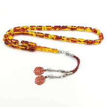 Red Resin Tasbih 33 muslim rosary man prayer beads islamic bracelet gift arabic fashion Misbaha Professional Rosary store masbah 2024 - buy cheap