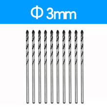 10pcs 3mm 4mm 5mm Multi-functional Glass Drill Bit Triangle Drill Bits For Ceramic Tile Concrete Glass Marble DB02056 2024 - buy cheap