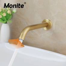 Monite-grifo de baño de latón antiguo, mezclador con Sensor táctil libre, batería de agua caliente y fría, automático, de mano, para lavabo 2024 - compra barato