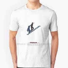 Walking Tuman T Shirt 100% Pure Cotton Jim Carrey The Truman Show Truman Show Movie Film Truman Movies Show Cinema Movie Film 2024 - buy cheap