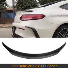 Alerón trasero de fibra de carbono para mercedes-benz clase CLA, W117, C117, sedán, 2013-2019 2024 - compra barato