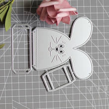 Metal Cutting Dies Rabbit Gift Box Frame 2021 New Crafts Die Mold Stencil For DIY Scrapbooking Paper/photo Cards Embossing 2024 - buy cheap