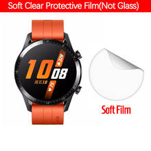Película de proteção macia transparente para huawei watch gt 2, proteção de tela completa (não é de vidro), para relógio inteligente de 42mm e 46mm 2024 - compre barato