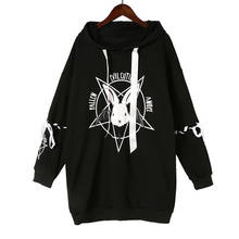 Hot Sales Easter Bunny Print Hoodies Women Lace Up Long Sleeve Hooded Sweatshirts Harajuku Pullovers Tops Casual Tracksuits 2024 - buy cheap