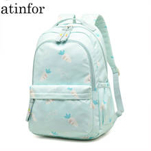 Atinfor à prova dwaterproof água anti roubo mochila feminina impressão cenoura escola meninas diário faculdade portátil bonito bagpack 2024 - compre barato