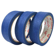 Cinta adhesiva azul fácil de rasgar 5/10/15/20/25/30/35/40/45/50 MM, juego de cinta adhesiva de papel decorativo para álbum de recortes 2024 - compra barato