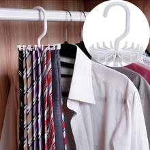 Plastic Portable Tie Rack For Closets Rotating Ties Hook Holder Belt Scarves Hanger For Men Women Clothing Organizer 2024 - buy cheap