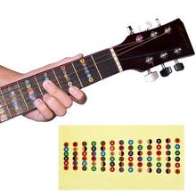 1 PCS Guitar Neck Fretboard Note Map Fret Sticker Decals Learn Beginner Fret Scale Fingerboard Electric Guitarra Sticker 2024 - buy cheap