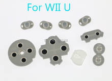 50sets Replacement Part Silicone Rubber Pads for Wiiu wii u Gamepad Conductive Rubber Pad Resin Button ABXY 2024 - buy cheap