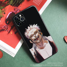 Jujutsu Kaisen Sukuna Anime Soft Silicone Glass Phone Case Cover Shell For iPhone SE 6 6s 7 8 Plus X XR XS 11 12 Mini Pro Max 2024 - buy cheap