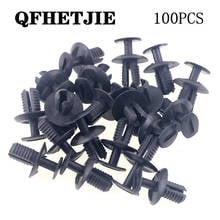 100pcs Car Fasteners Fender Card Buckle / Leaf Board Lined With Card Clips  Leaf Plate Fixed Buckle Car Accessories For BMW Benz 2024 - buy cheap