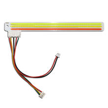 RGW-tira de luces LED COB de 3 colores, 12V, 5W, lámpara LED de color verde, rojo y blanco para bombilla de coche, iluminación de reconocimiento facial, luces de señal 2024 - compra barato
