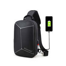 2020 Men Crossbody Bag Anti-theft Shoulder bag travel USB charging Messenger Bags Male Waterproof Short Trip fashion Chest Bag 2024 - buy cheap