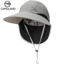 Camoland chapéus de sol unissex de verão, proteção uv, chapéu de balde de secagem rápida, impermeável ao ar livre, caminhadas e pesca respirável 2024 - compre barato
