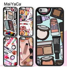 Brushes Eyeshadow Makeup Set Phone Case For iPhone 13 12 14 Pro Max mini 11 14 Pro Max XS X XR 6S 7 8 Plus SE 2020 Coque 2024 - buy cheap