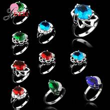 Exquisite Ring Pure 925 Sterling Silver Ring For Girls Women Jewelry Anillo Mixed Size Mixed Colors Random Package Sale 2024 - buy cheap