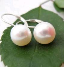 Free shipping  Natural 9-10MM AAAA pearl 925s earrings(4color can choose)jewelry 2024 - buy cheap