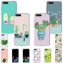 Candy Color Cactus Leaves Plants Silicone phone Case For Xiaomi F1 9T 9 8 A3 A2 Go 5x Mix3 Redmi K20 K30 7a S2 Note 8T 5 6 4 7 2024 - buy cheap