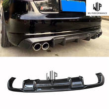 A3 Sline S3 R Style Carbon Fiber Rear Lip Diffuser Car Styling for Audi A3 Sline S3 Sedan 4 Door Car Body Kit 2013-up 2024 - buy cheap