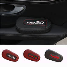 High Quality Leather Leg Cushion Knee Pad Car Door arm pad Interior Car Accessories For Hyundai Hb20 2024 - buy cheap