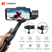 Funsnap Capture 2S Capture2S, estabilizador de mano de 3 ejes, grabación de vídeo para teléfono móvil, cardán para cámara de acción 2024 - compra barato