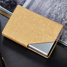 Unisex Smart Business Card Holder Solid Metal Stainless Steel Men Bank Credit Card Case Women ID Bag With Magnet 2024 - buy cheap