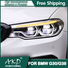 For BMW G30 F90 headlights 2018-2020 DRL Day Running Light LED Bi Xenon Bulb Fog Light Car Accessory G38 525i 530i head Lamp 2024 - buy cheap