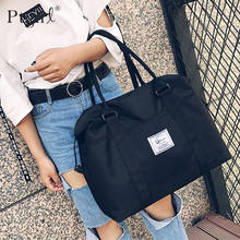 2019 Women Shoulder Bags Oxford Casual Travel Tote Bag Ptgirl Big Size Women's Handbags Solid Satchel Women Bags bolsa feminina 2024 - buy cheap