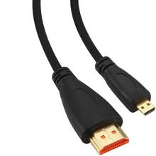 Cable Micro HDMI a HDMI compatible con 3D 4K 1080P para cámara GoPro HDTV XBox, Cable de mesa para teléfono móvil 1m 2m 3m 2024 - compra barato