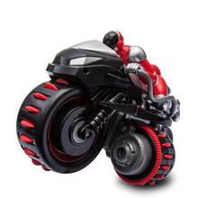 Игрушка мальчика дистанционного Управление моделирование мотоцикла дрейф супер классные, вращение 360 градусов с музыкой 2024 - купить недорого