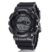 SHHORS модные мужские часы мужские светодиодные цифровые часы силиконовые электронные часы мужские спортивные часы Orologio Uomo reloj hombre 2024 - купить недорого