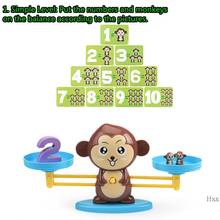 New Monkey Balance Educational Math Game for Kids to Learn Counting Numbers and Basic Math, 65 Piece STEM Learning Toy 2024 - buy cheap