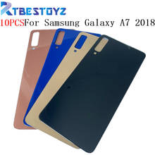 10PCS Original Back Cover Battery Case For Samsung Galaxy A7 2018 A750 Rear Housing Cover 3D Glass Cover For Galaxy A750 A750F 2024 - buy cheap