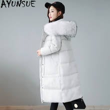 AYUNSUE Women's Winter Jacket Korean clothes Down Jacket Women Big Fur Collar Womens Coat Overcoat Parkas Mujer 2020 KJ433 2024 - buy cheap