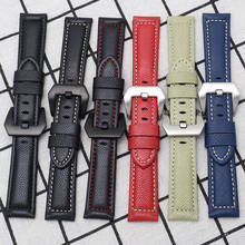 Waterproof Lizard Pattern Cow Leather 22 24 26mm Man Watch Accessories Watch Band For Panerai PAM 359 111 386 Series Strap 2024 - buy cheap