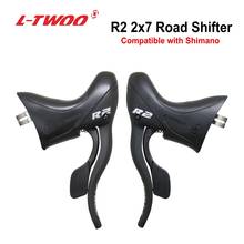 LTWOO-palanca de cambios R2 2x7 para bicicleta de carretera, 2x7 velocidades, freno, desviadores de bicicleta SHIMANO A070 2X7, desviador trasero delantero 2024 - compra barato