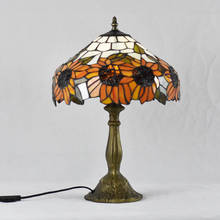 Lâmpada de mesa tiffany e27 seis modelos, lâmpada de mesa estilo libélula, quarto, lâmpada de cabeceira, moda criativa, lâmpada de mesa retrô 2024 - compre barato