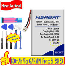 Batería multideporte para GARMIN Fenix 5/ Fenix 5S/ 5X, 100% mAh, 600-361-00, 00097-361-00, 00096-361-00, 00098 2024 - compra barato