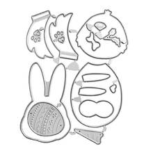 Easter Bunny Chick Metal Cutting Dies Stencil Scrapbooking DIY Album Stamp Paper Card Embossing Decor 2024 - buy cheap