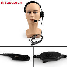 Artudatech-auriculares para Motorola GP328, GP340, PRO5150, Radio, alta resistencia, PTT MIC 2024 - compra barato