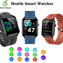Reloj inteligente deportivo para la salud, pulsera completamente táctil con control del ritmo cardíaco y de la presión sanguínea y Bluetooth 2024 - compra barato