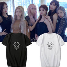 Everglow Album HUSH5-Camiseta de estilo coreano, camisetas de Hip-Hop, camisetas de manga corta, PT1159 2024 - compra barato